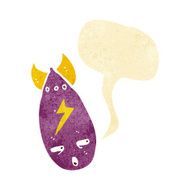 cartoon bomb with speech bubble
