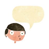 cartoon boy staring with speech bubble N2