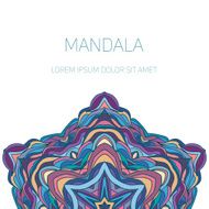 Mandala ornamental vector design N9