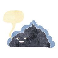 cartoon cloud with speech bubble N2