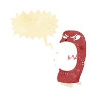 cartoon furious man shouting with speech bubble N2