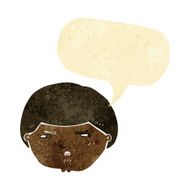 cartoon annoyed man with speech bubble N5