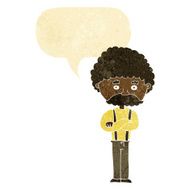 cartoon old man with speech bubble N3