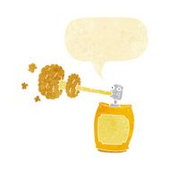 cartoon spray can with speech bubble N2