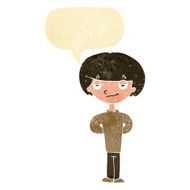 cartoon happy man with speech bubble N27