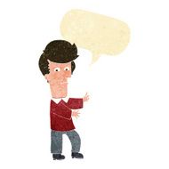 cartoon man gesturing wildly with speech bubble N2