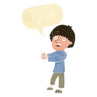 cartoon happy man showing with speech bubble N2