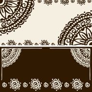 banner mehendi ornament