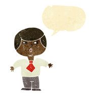 cartoon shocked boy with speech bubble N2