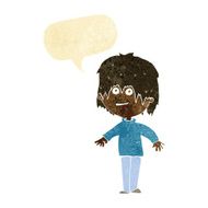 cartoon excited man with speech bubble N6