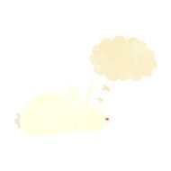 cartoon rabbit with speech bubble N10