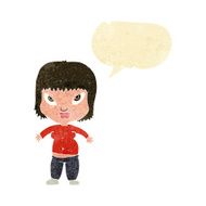 cartoon overweight woman with speech bubble N3