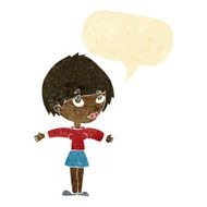 cartoon woman with open arms speech bubble N6