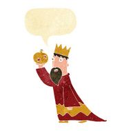 one of the three wise men with speech bubble N7