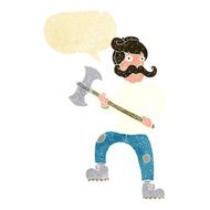 cartoon man with axe speech bubble N2