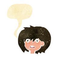 cartoon shocked expression with speech bubble N4