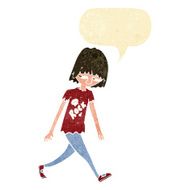 cartoon teenager with speech bubble N2