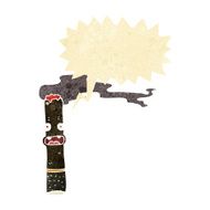 cartoon cigar with speech bubble N2