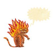 tiger burning bright with speech bubble