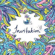 Colorful Summer Invitation Template