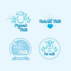 Natural milk icon