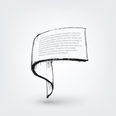 Vector design element Hand drawn banner