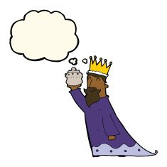 one of the three wise men with thought bubble N28