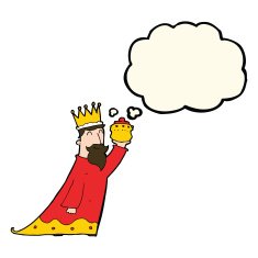 one of the three wise men with thought bubble N30