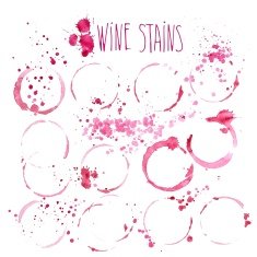 Wine splash and blots concept N2