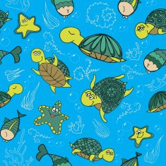 Pattern with turtles