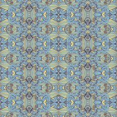 Vector Seamless Abstract Tribal Pattern N37