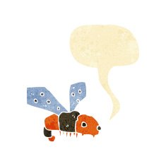 cartoon bee with speech bubble N2