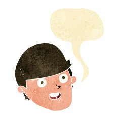 cartoon man with big chin speech bubble N3