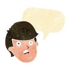 cartoon man with big chin speech bubble N4