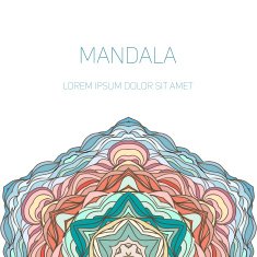 Mandala ornamental vector design N5