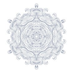 Mandala ornamental vector design N7