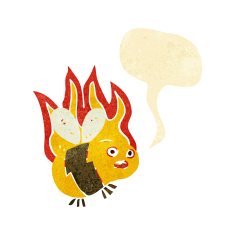 cartoon bee with speech bubble N4