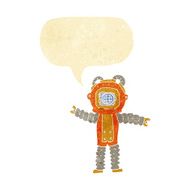 cartoon deep sea diver with speech bubble N5
