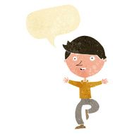 cartoon excited man with speech bubble N11