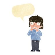 cartoon excited person with speech bubble N2