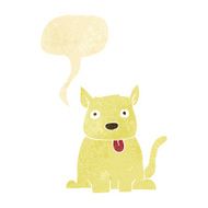 cartoon old squirt bottle with speech bubble