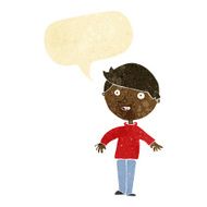 cartoon happy man with speech bubble N40