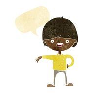 cartoon happy man with speech bubble N41