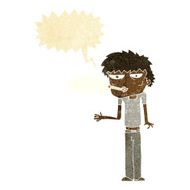 cartoon smoker with speech bubble