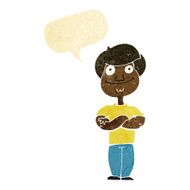 cartoon happy man with speech bubble N44