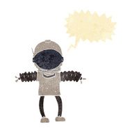 cartoon astronaut with speech bubble N11