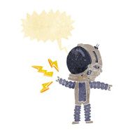 cartoon astronaut with speech bubble N12