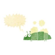 cartoon bug with speech bubble N3
