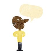 cartoon balding man with speech bubble N2