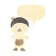 cartoon cute teddy bear with speech bubble N4